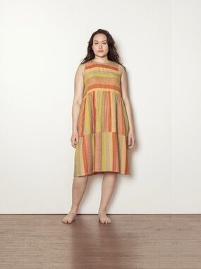 Ace & Jig Teasdale Dress in Sorbet, Size Medium - GUC